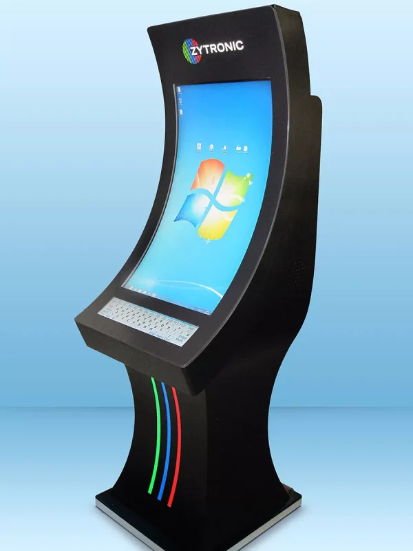 Custom curved glass zytronic projected capacitive touch screen