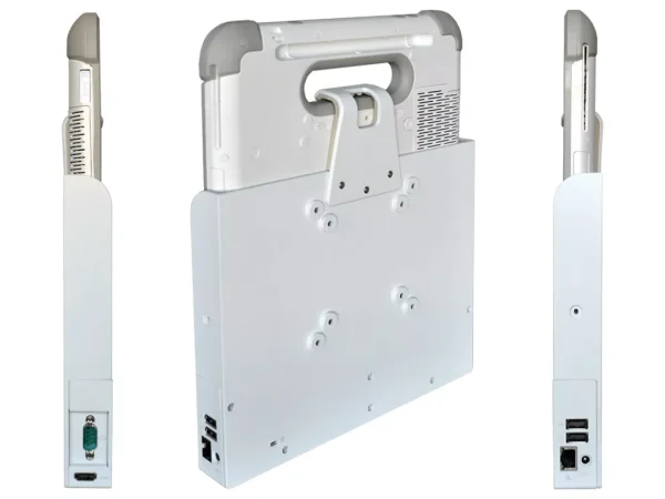 CyberMed Rx Rugged Medical Tablet in VESA Dock