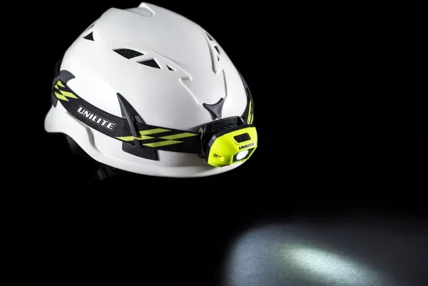 HL-4R Head Torch on helmet
