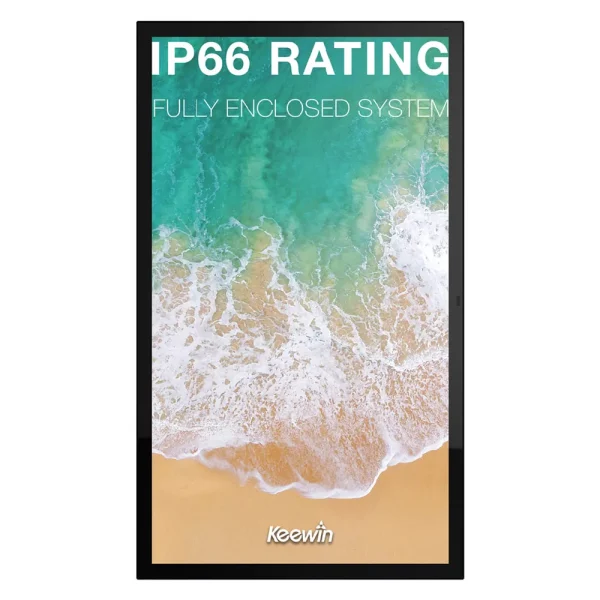 Keewin High Brightness LCD 75-inch outdoor kiosk display