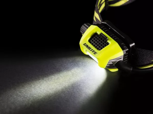 PS-HDL9R Head Torch screen stowed