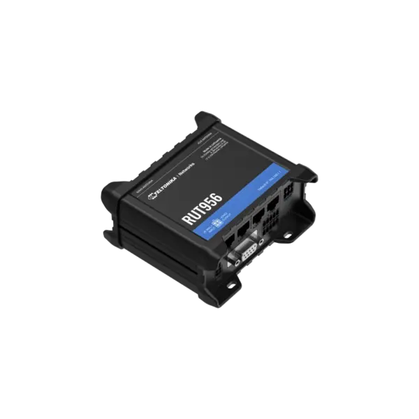 RUT956 4 Ethernet port Router with Wi-Fi, serial ports, Dual SIM, and GPS functionality
