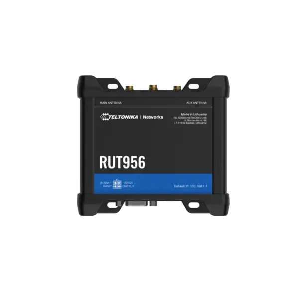 RUT956 4 Ethernet port Router with Wi-Fi, serial ports, Dual SIM, and GPS functionality - Image 2