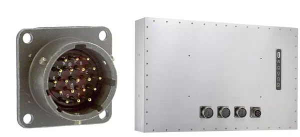 LCD screen back plate with sockets