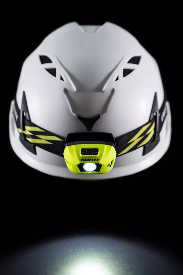 HL-4R Head Torch on helmet