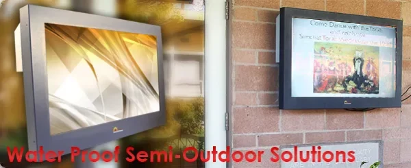 Semi-Outdoor LCD Commercial Screen